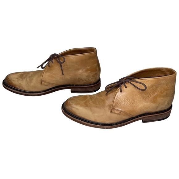 FRYE James Tan Brown Leather Chukka Boots    Size: 9.5D - Picture 4 of 8